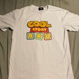 “Cool Story Bro” Tee, size medium